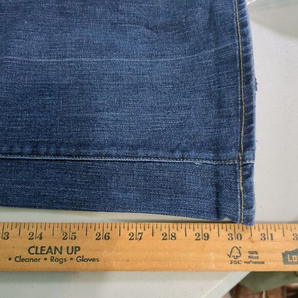 Paige Hidden Hills Mid Rise Boot Cut Jeans Size 26 EUC - Picture 2 of 5